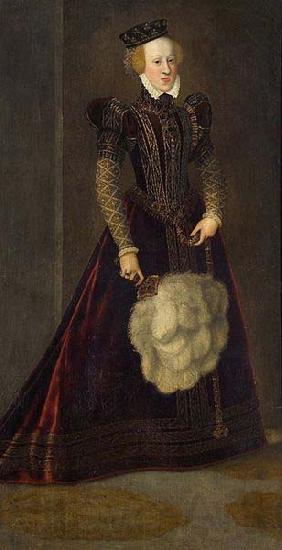 unknow artist Portrait of Joanna of Austria France oil painting art